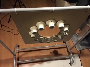 ringlight cloth rack