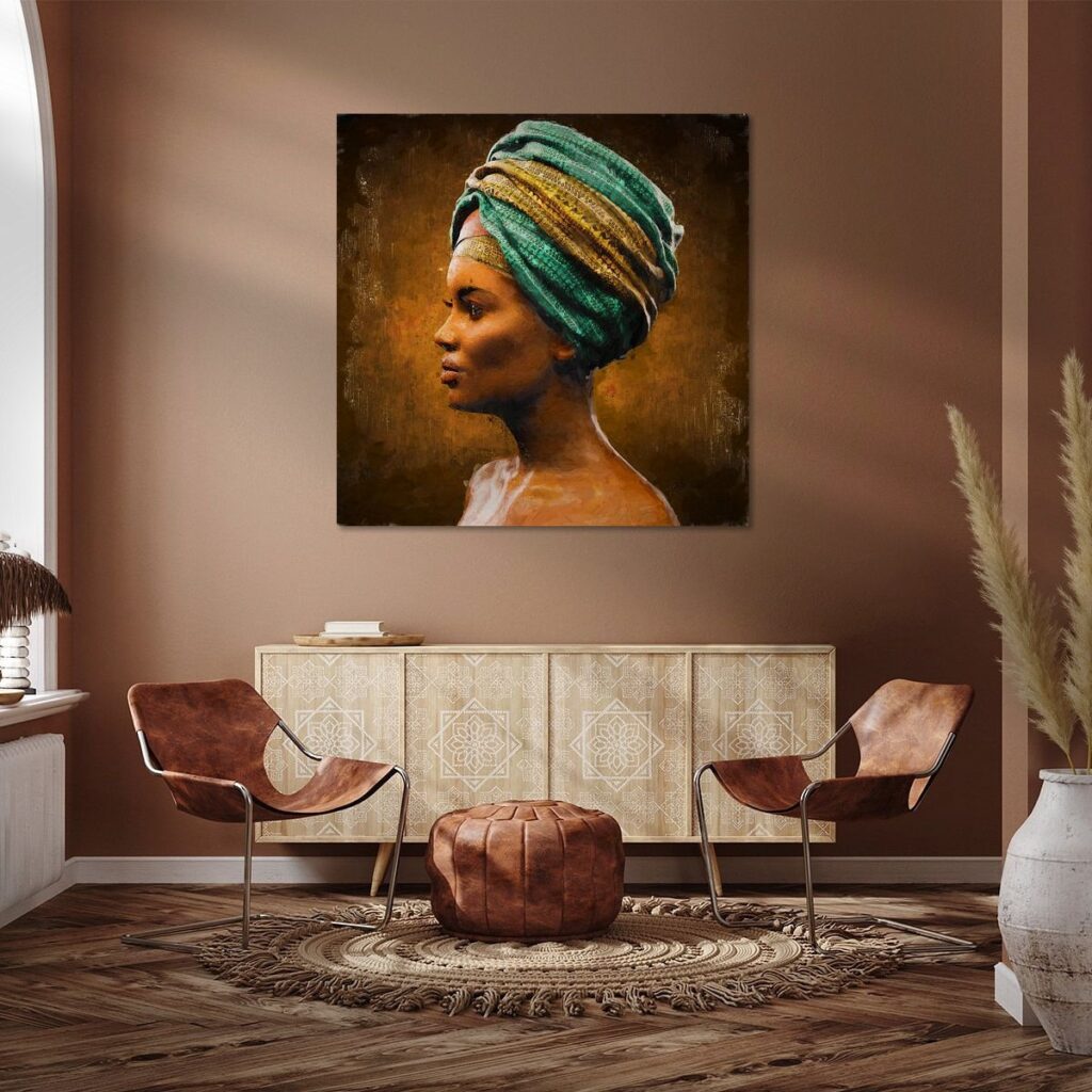 Painted African Beauty